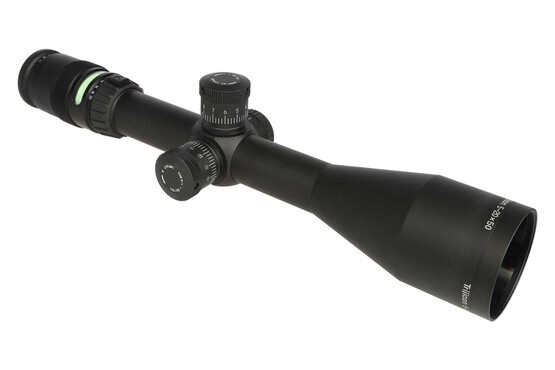 Trijicon AccuPoint 5-20x50 Rifle Scope features the green duplex reticle with center dot